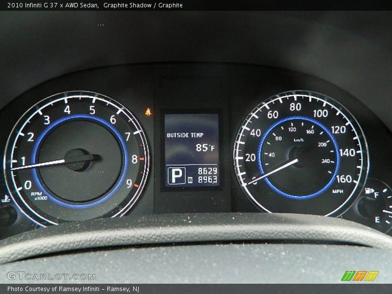 Graphite Shadow / Graphite 2010 Infiniti G 37 x AWD Sedan