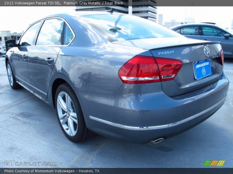 Platinum Gray Metallic / Titan Black 2013 Volkswagen Passat TDI SEL