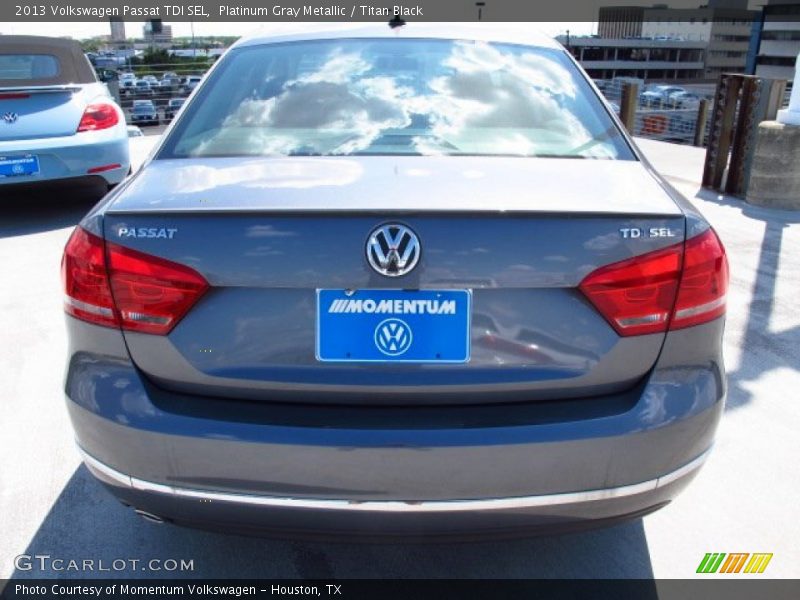 Platinum Gray Metallic / Titan Black 2013 Volkswagen Passat TDI SEL