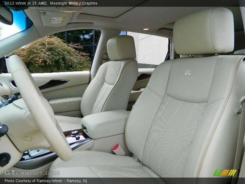 Moonlight White / Graphite 2013 Infiniti JX 35 AWD