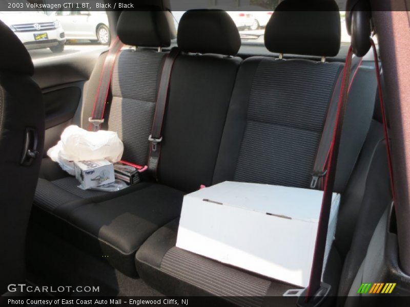Rear Seat of 2003 GTI 1.8T