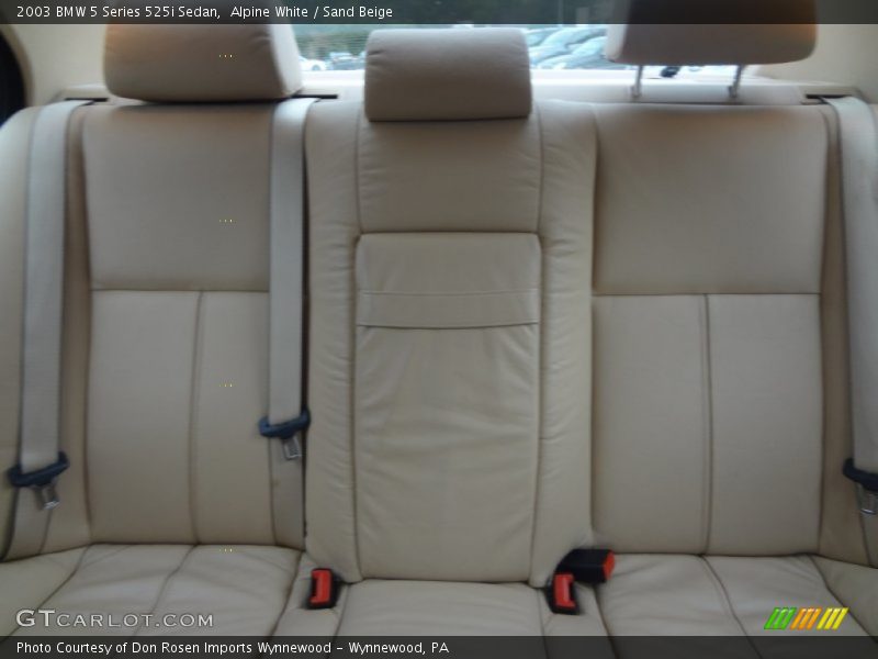 Alpine White / Sand Beige 2003 BMW 5 Series 525i Sedan