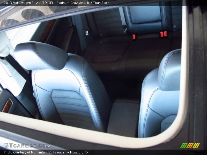 Platinum Gray Metallic / Titan Black 2013 Volkswagen Passat TDI SEL