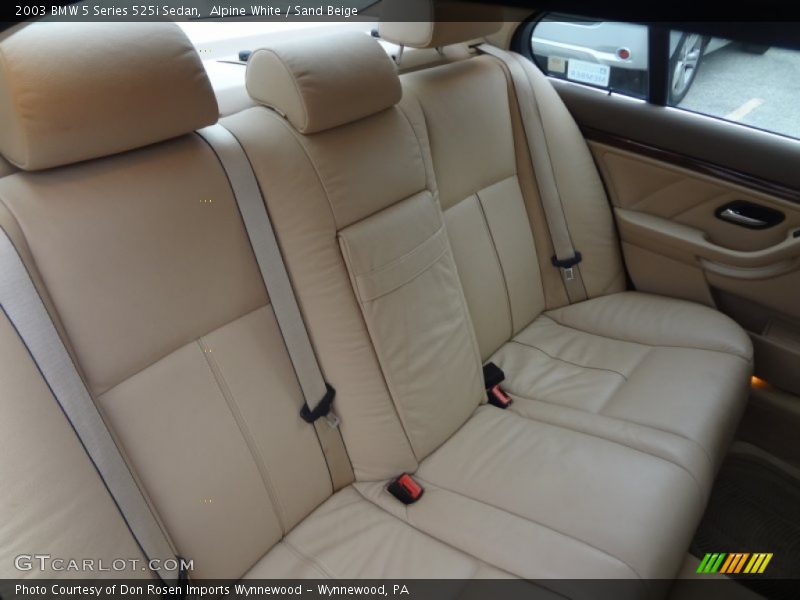 Alpine White / Sand Beige 2003 BMW 5 Series 525i Sedan