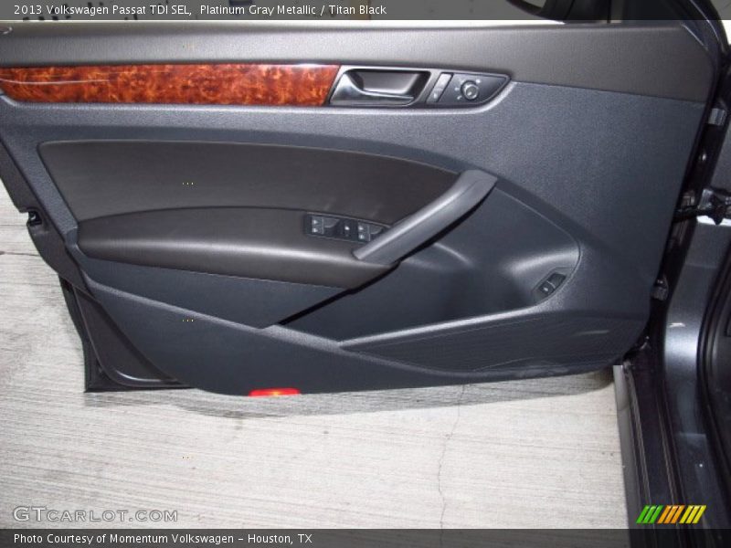 Platinum Gray Metallic / Titan Black 2013 Volkswagen Passat TDI SEL