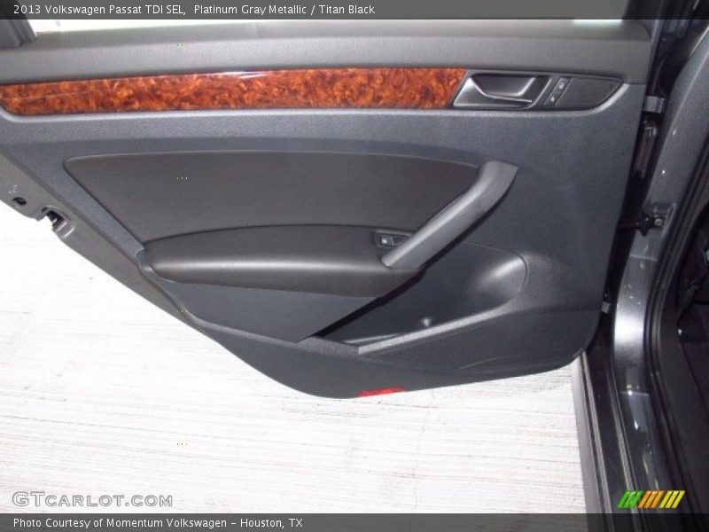 Platinum Gray Metallic / Titan Black 2013 Volkswagen Passat TDI SEL