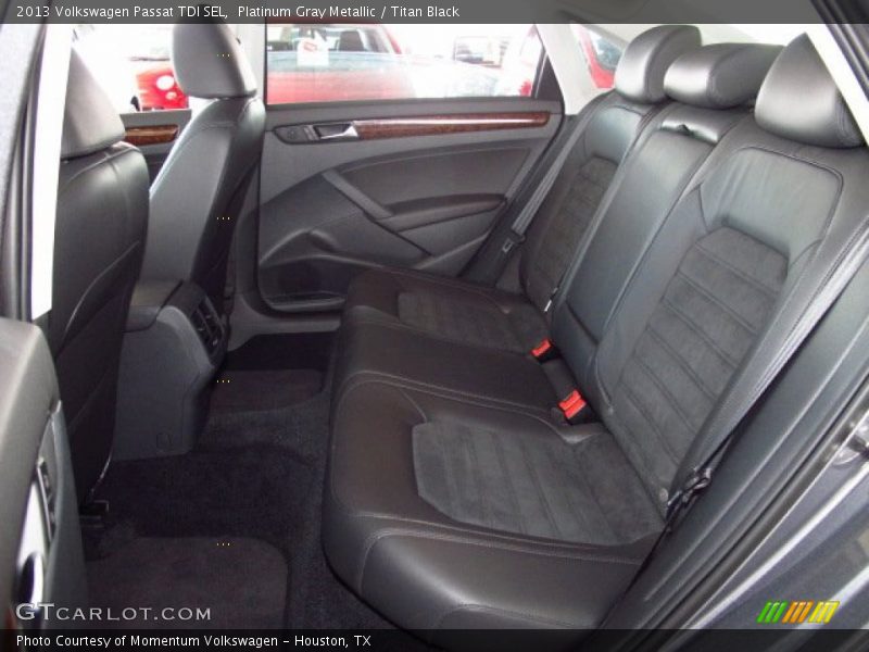 Platinum Gray Metallic / Titan Black 2013 Volkswagen Passat TDI SEL