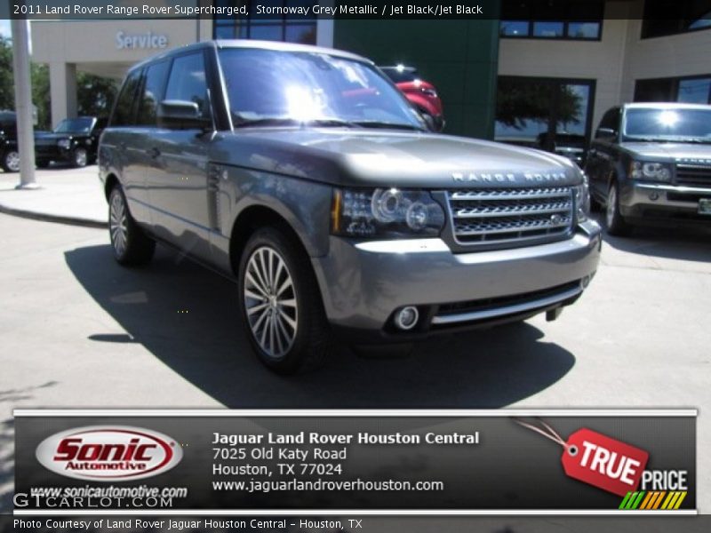 Stornoway Grey Metallic / Jet Black/Jet Black 2011 Land Rover Range Rover Supercharged