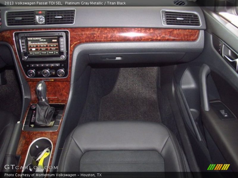 Platinum Gray Metallic / Titan Black 2013 Volkswagen Passat TDI SEL