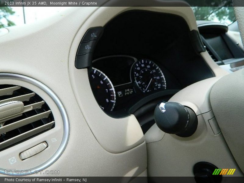 Moonlight White / Graphite 2013 Infiniti JX 35 AWD