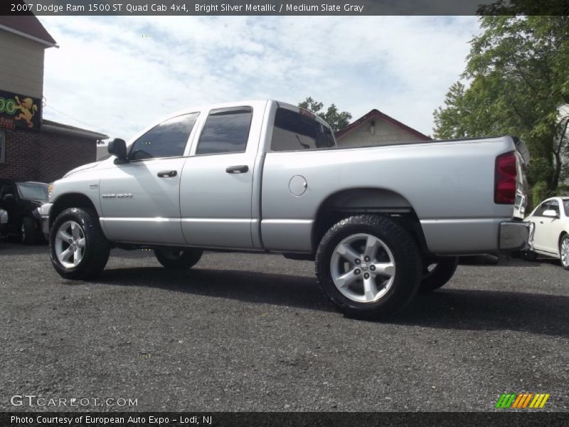 Bright Silver Metallic / Medium Slate Gray 2007 Dodge Ram 1500 ST Quad Cab 4x4