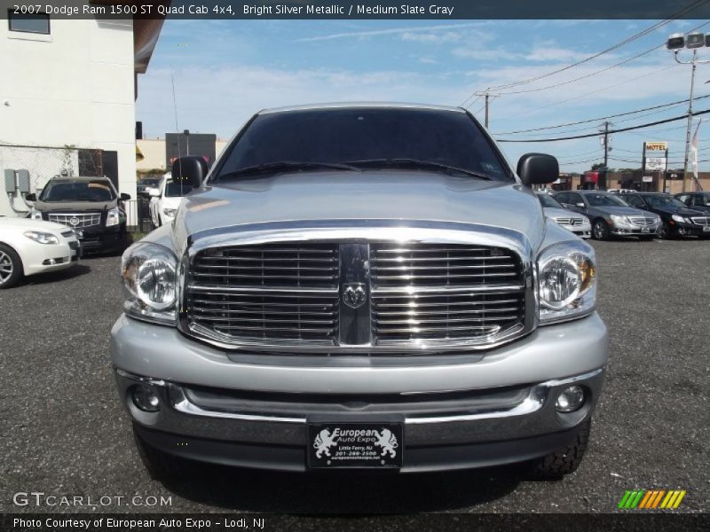Bright Silver Metallic / Medium Slate Gray 2007 Dodge Ram 1500 ST Quad Cab 4x4