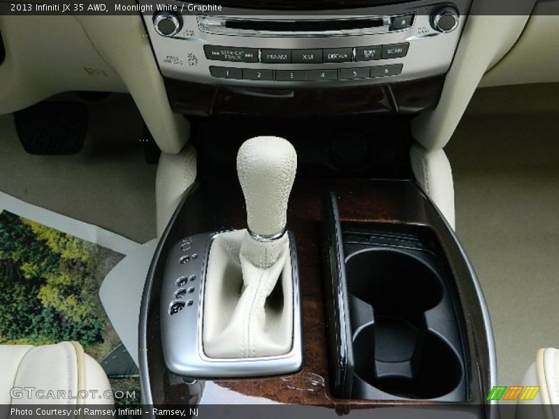 Moonlight White / Graphite 2013 Infiniti JX 35 AWD