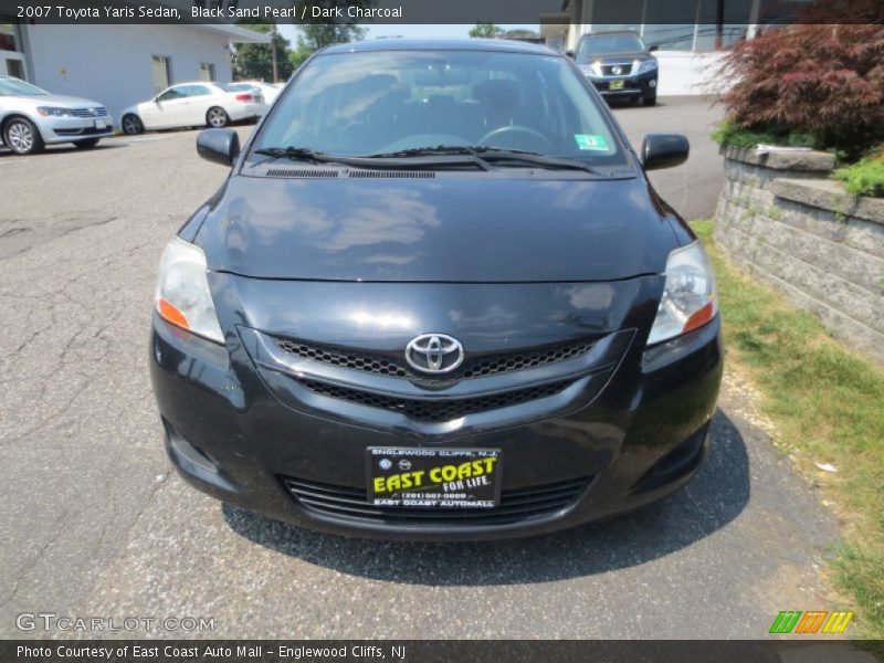 Black Sand Pearl / Dark Charcoal 2007 Toyota Yaris Sedan