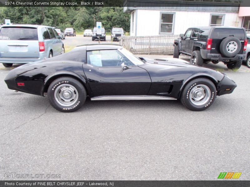 Black / Black 1974 Chevrolet Corvette Stingray Coupe