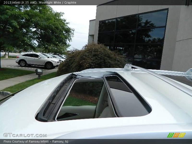 Moonlight White / Graphite 2013 Infiniti JX 35 AWD