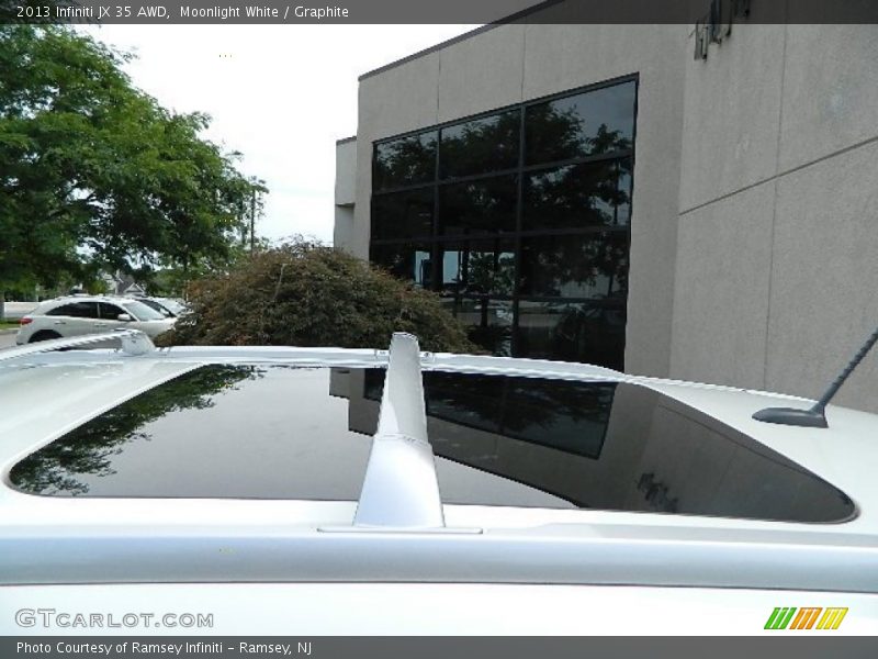 Moonlight White / Graphite 2013 Infiniti JX 35 AWD