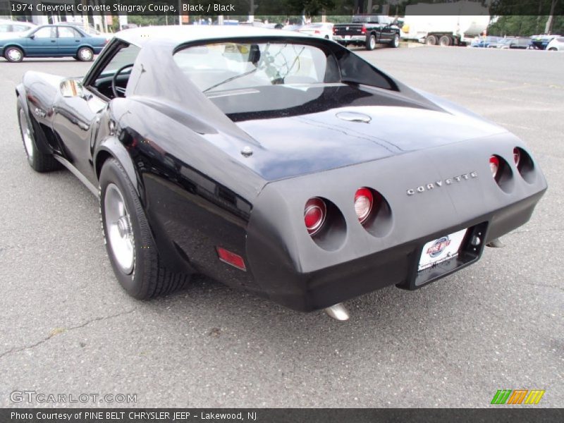 Black / Black 1974 Chevrolet Corvette Stingray Coupe