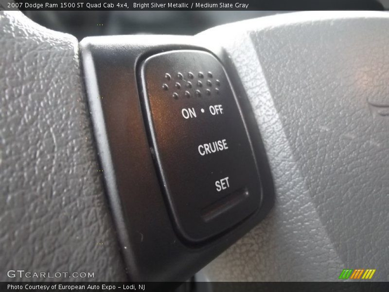 Bright Silver Metallic / Medium Slate Gray 2007 Dodge Ram 1500 ST Quad Cab 4x4