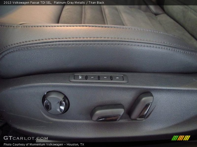 Platinum Gray Metallic / Titan Black 2013 Volkswagen Passat TDI SEL