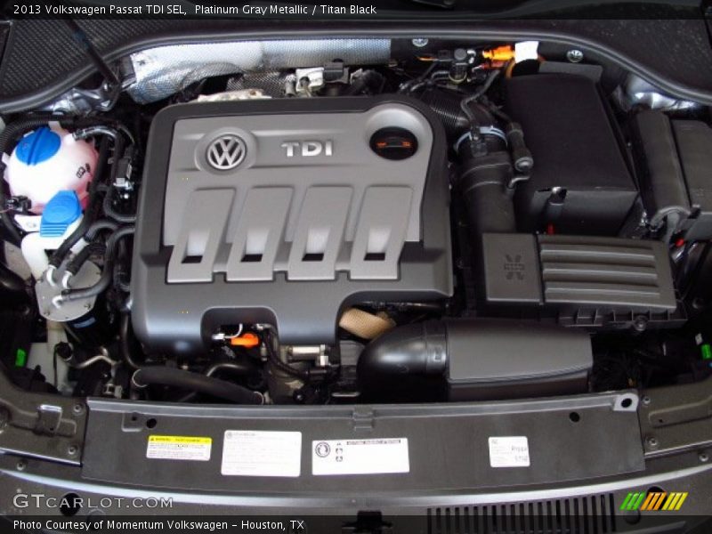 Platinum Gray Metallic / Titan Black 2013 Volkswagen Passat TDI SEL