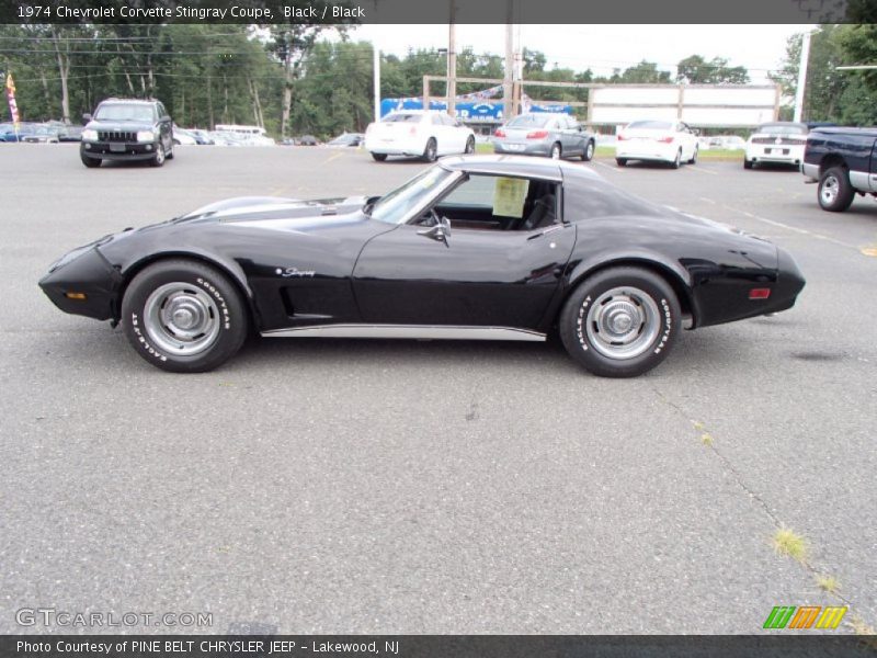  1974 Corvette Stingray Coupe Black