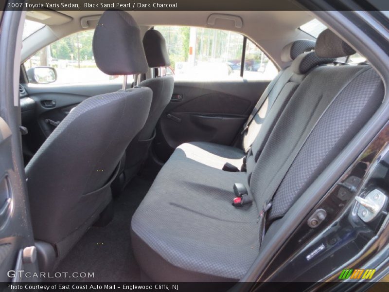 Black Sand Pearl / Dark Charcoal 2007 Toyota Yaris Sedan