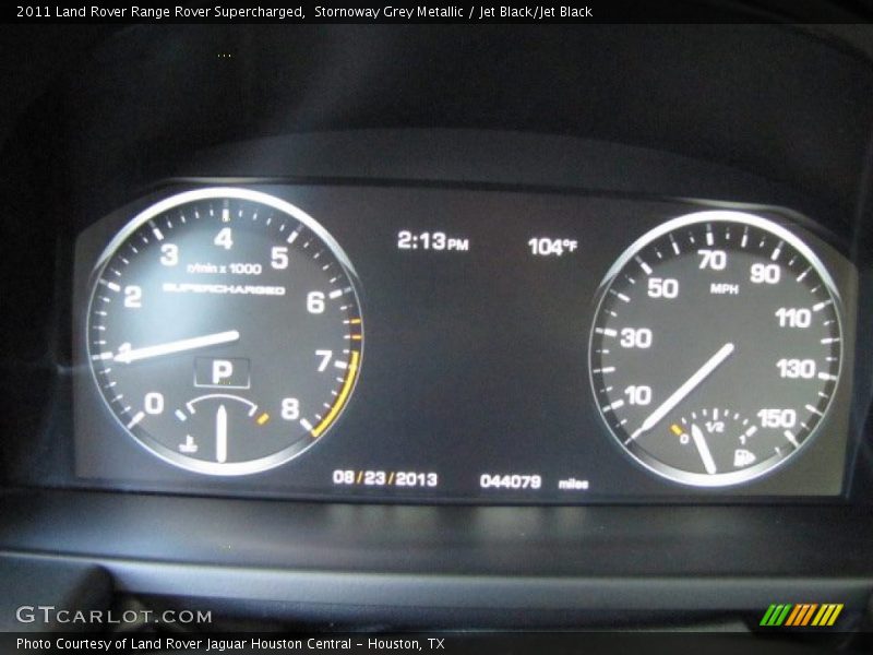 Stornoway Grey Metallic / Jet Black/Jet Black 2011 Land Rover Range Rover Supercharged