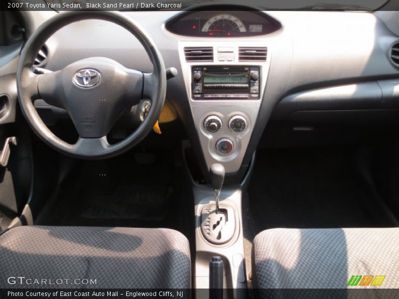 Black Sand Pearl / Dark Charcoal 2007 Toyota Yaris Sedan