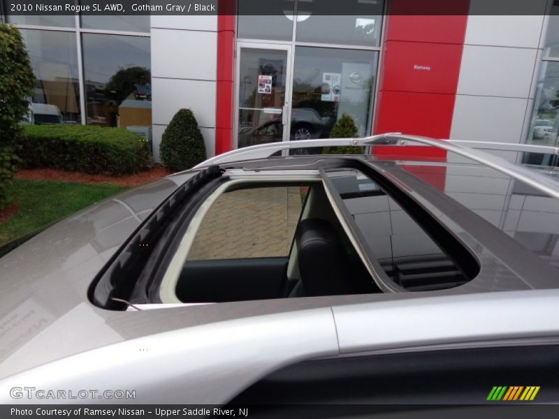 Gotham Gray / Black 2010 Nissan Rogue SL AWD