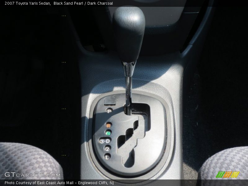 Black Sand Pearl / Dark Charcoal 2007 Toyota Yaris Sedan