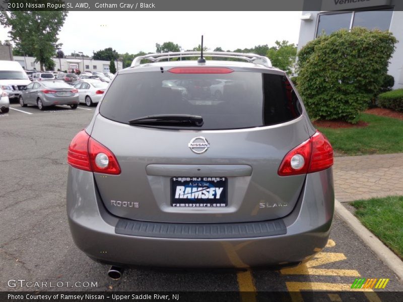 Gotham Gray / Black 2010 Nissan Rogue SL AWD