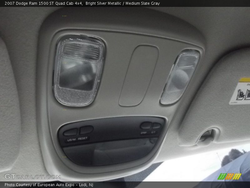 Bright Silver Metallic / Medium Slate Gray 2007 Dodge Ram 1500 ST Quad Cab 4x4