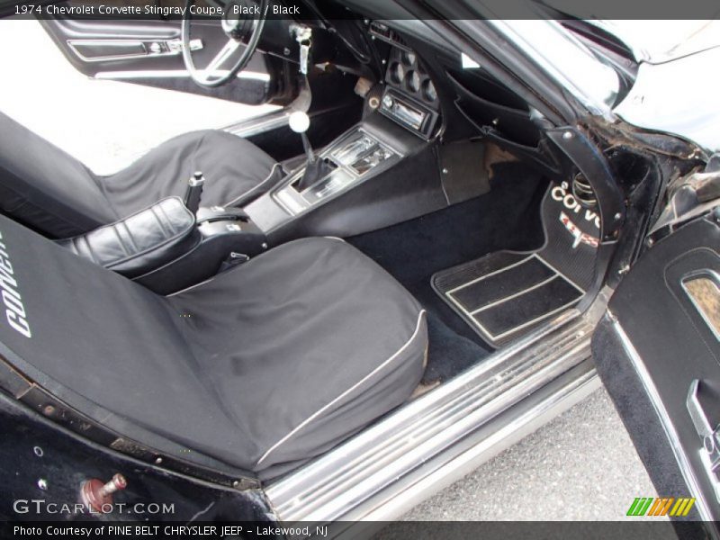 Black / Black 1974 Chevrolet Corvette Stingray Coupe