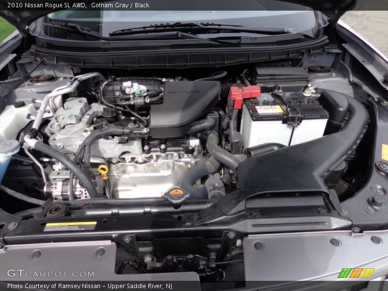 Gotham Gray / Black 2010 Nissan Rogue SL AWD