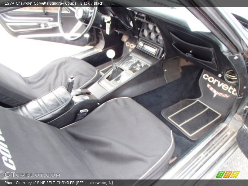 Black / Black 1974 Chevrolet Corvette Stingray Coupe