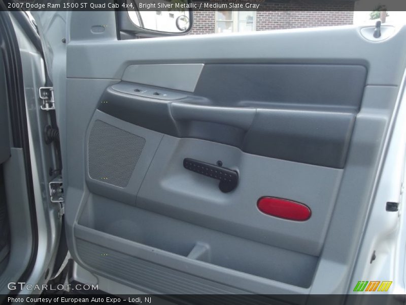 Bright Silver Metallic / Medium Slate Gray 2007 Dodge Ram 1500 ST Quad Cab 4x4