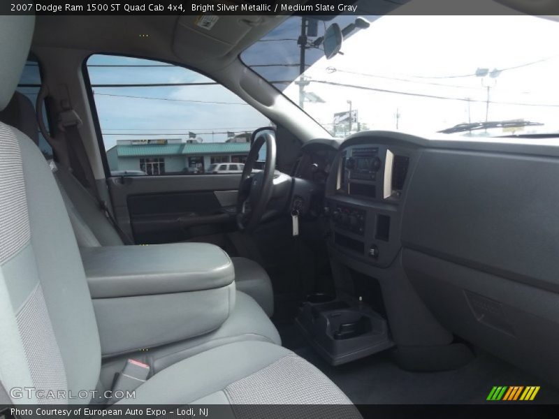 Bright Silver Metallic / Medium Slate Gray 2007 Dodge Ram 1500 ST Quad Cab 4x4