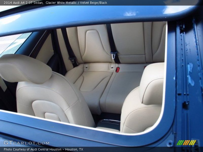 Glacier White Metallic / Velvet Beige/Black 2014 Audi A4 2.0T Sedan