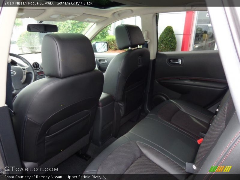 Gotham Gray / Black 2010 Nissan Rogue SL AWD