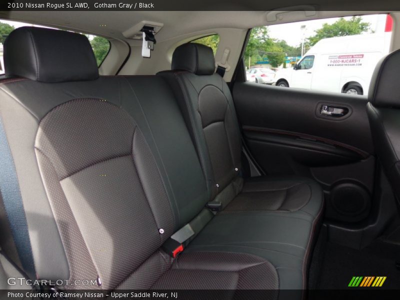 Gotham Gray / Black 2010 Nissan Rogue SL AWD