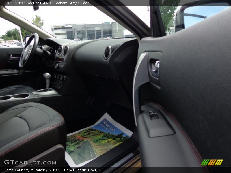 Gotham Gray / Black 2010 Nissan Rogue SL AWD