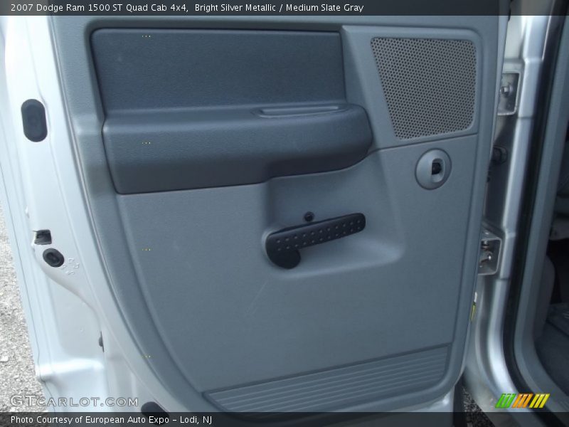 Bright Silver Metallic / Medium Slate Gray 2007 Dodge Ram 1500 ST Quad Cab 4x4