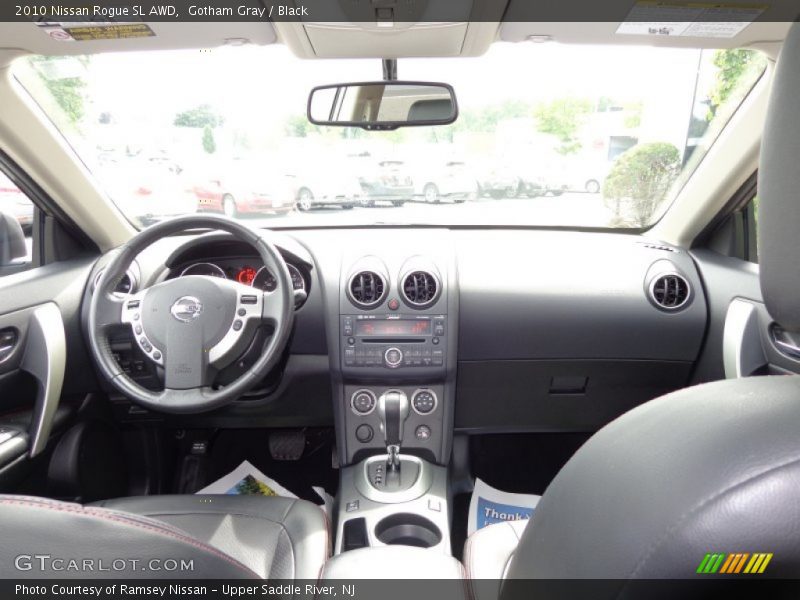 Gotham Gray / Black 2010 Nissan Rogue SL AWD