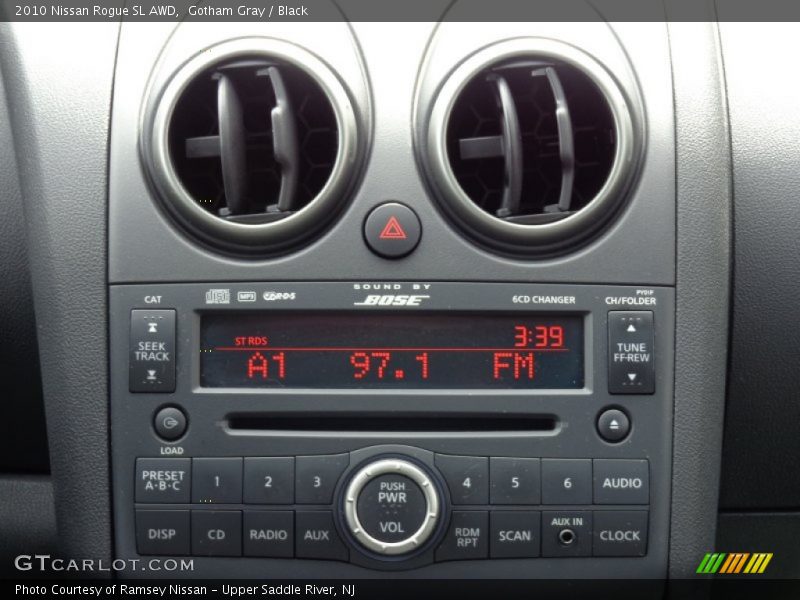 Gotham Gray / Black 2010 Nissan Rogue SL AWD