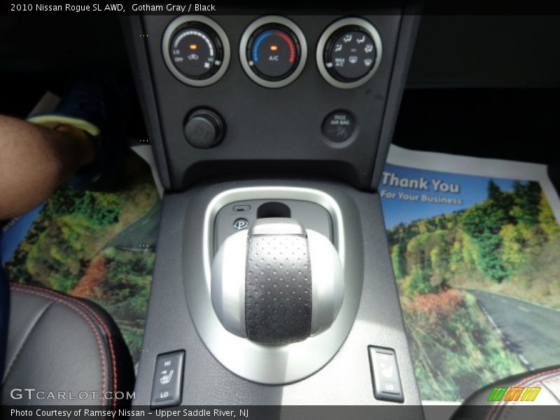 Gotham Gray / Black 2010 Nissan Rogue SL AWD