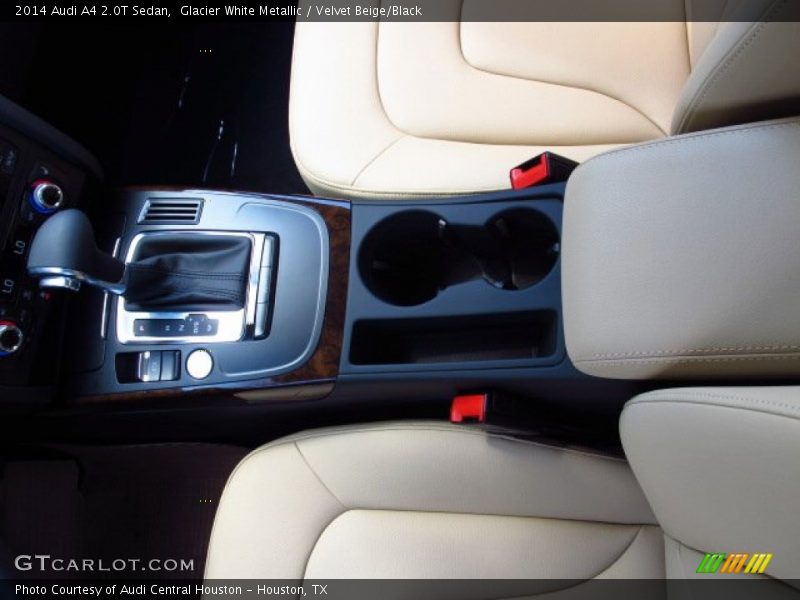Glacier White Metallic / Velvet Beige/Black 2014 Audi A4 2.0T Sedan