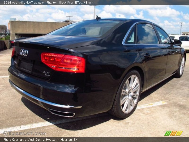 Phantom Black Pearl Effect / Black 2014 Audi A8 L 4.0T quattro