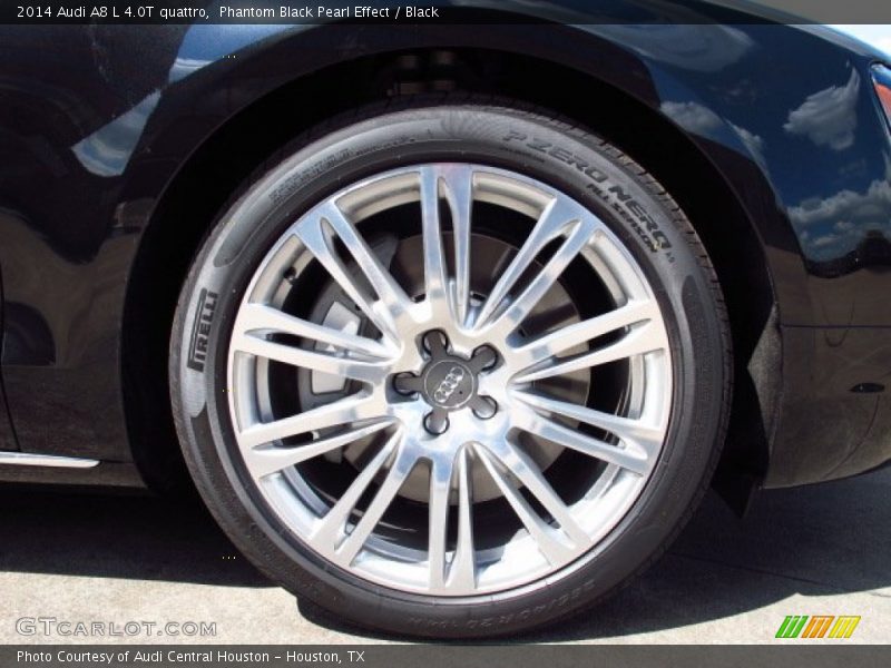 Phantom Black Pearl Effect / Black 2014 Audi A8 L 4.0T quattro