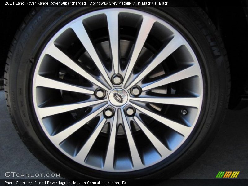 Stornoway Grey Metallic / Jet Black/Jet Black 2011 Land Rover Range Rover Supercharged
